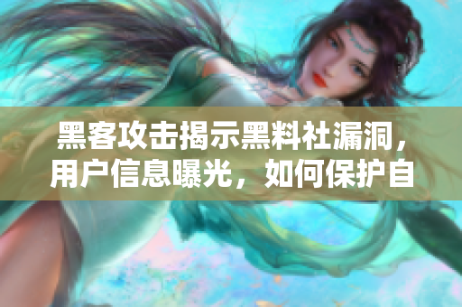 黑客攻擊揭示黑料社漏洞，用戶信息曝光，如何保護(hù)自身信息安全？