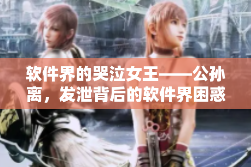 軟件界的哭泣女王——公孫離，發(fā)泄背后的軟件界困惑與壓力