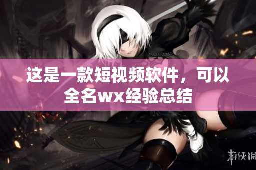 這是一款短視頻軟件，可以全名wx經(jīng)驗(yàn)總結(jié)