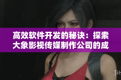 高效軟件開發(fā)的秘訣：探索大象影視傳媒制作公司的成功經驗！