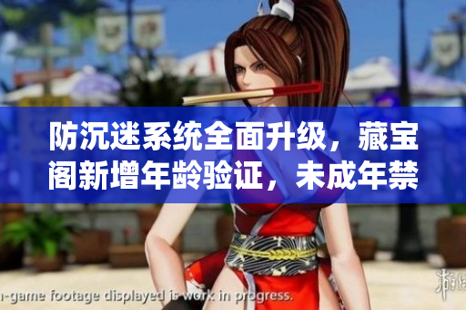 防沉迷系統(tǒng)全面升級，藏寶閣新增年齡驗證，未成年禁止訪問！