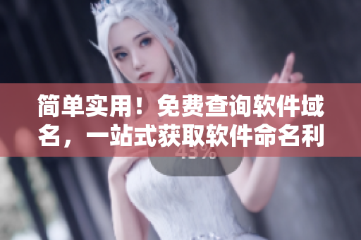 簡單實用！免費查詢軟件域名，一站式獲取軟件命名利器