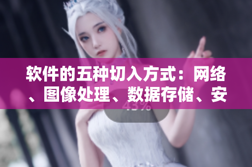 軟件的五種切入方式：網(wǎng)絡(luò)、圖像處理、數(shù)據(jù)存儲(chǔ)、安全防護(hù)、用戶體驗(yàn)