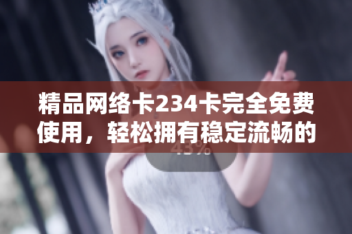 精品網(wǎng)絡(luò)卡234卡完全免費(fèi)使用，輕松擁有穩(wěn)定流暢的網(wǎng)絡(luò)連接！