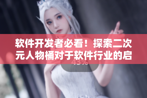 軟件開發(fā)者必看！探索二次元人物桶對于軟件行業(yè)的啟示