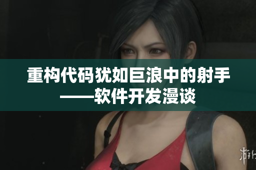 重構(gòu)代碼猶如巨浪中的射手——軟件開發(fā)漫談