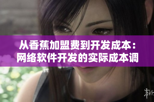從香蕉加盟費到開發(fā)成本：網絡軟件開發(fā)的實際成本調查