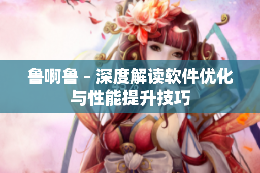 魯啊魯 - 深度解讀軟件優(yōu)化與性能提升技巧
