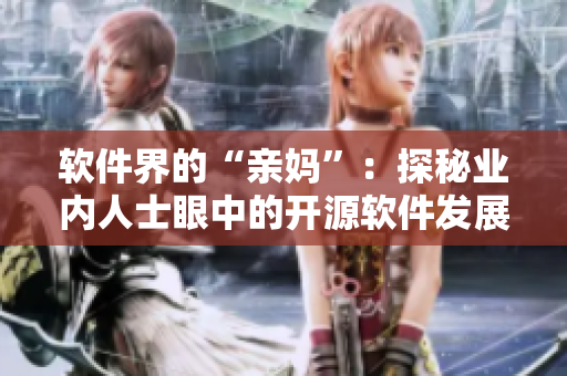 軟件界的“親媽”：探秘業(yè)內(nèi)人士眼中的開源軟件發(fā)展趨勢