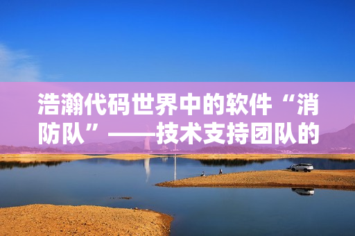 浩瀚代碼世界中的軟件“消防隊(duì)”——技術(shù)支持團(tuán)隊(duì)的重要性