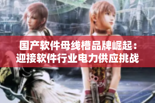 國(guó)產(chǎn)軟件母線槽品牌崛起：迎接軟件行業(yè)電力供應(yīng)挑戰(zhàn)