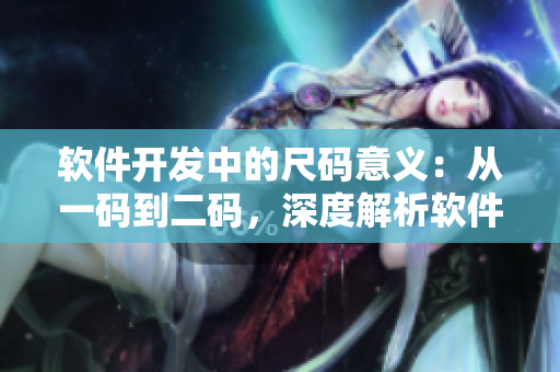 軟件開發(fā)中的尺碼意義：從一碼到二碼，深度解析軟件版本號(hào)規(guī)范