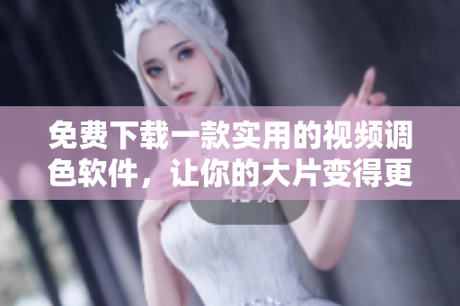 免費下載一款實用的視頻調(diào)色軟件，讓你的大片變得更加夢幻華麗