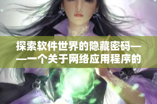 探索軟件世界的隱藏密碼——一個關于網(wǎng)絡應用程序的神秘游戲