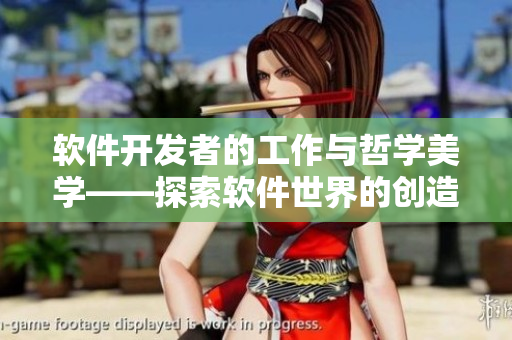 軟件開發(fā)者的工作與哲學(xué)美學(xué)——探索軟件世界的創(chuàng)造力