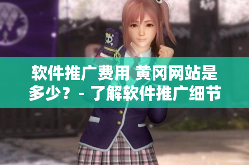 軟件推廣費(fèi)用 黃岡網(wǎng)站是多少？- 了解軟件推廣細(xì)節(jié)和成本
