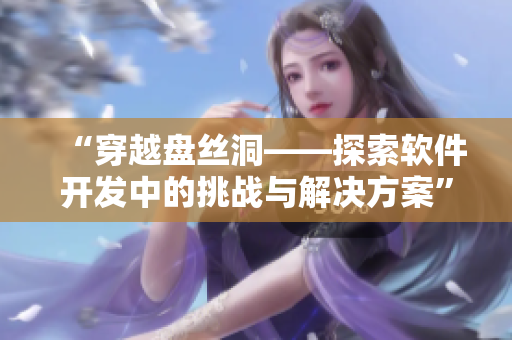 “穿越盤絲洞——探索軟件開發(fā)中的挑戰(zhàn)與解決方案”