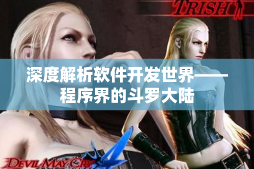 深度解析軟件開發(fā)世界——程序界的斗羅大陸