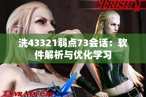 洗43321弱點(diǎn)73會(huì)話：軟件解析與優(yōu)化學(xué)習(xí)