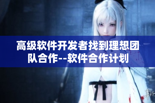 高級(jí)軟件開(kāi)發(fā)者找到理想團(tuán)隊(duì)合作--軟件合作計(jì)劃