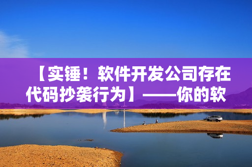 【實錘！軟件開發(fā)公司存在代碼抄襲行為】——你的軟件是否被盜版？