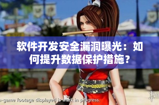 軟件開發(fā)安全漏洞曝光：如何提升數(shù)據(jù)保護(hù)措施？