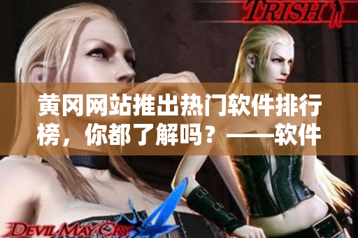 黃岡網(wǎng)站推出熱門軟件排行榜，你都了解嗎？——軟件愛好者必讀！