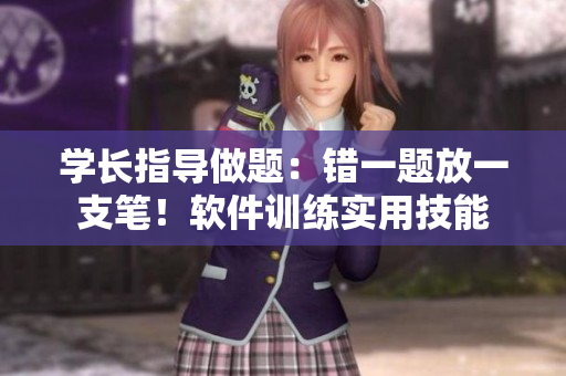 學(xué)長指導(dǎo)做題：錯(cuò)一題放一支筆！軟件訓(xùn)練實(shí)用技能