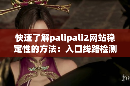 快速了解palipali2網(wǎng)站穩(wěn)定性的方法：入口線(xiàn)路檢測(cè)