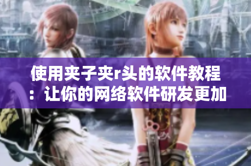 使用夾子夾r頭的軟件教程：讓你的網(wǎng)絡軟件研發(fā)更加高效