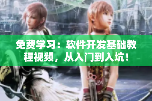 免費(fèi)學(xué)習(xí)：軟件開發(fā)基礎(chǔ)教程視頻，從入門到入坑！