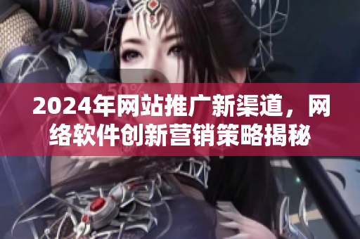 2024年網(wǎng)站推廣新渠道，網(wǎng)絡(luò)軟件創(chuàng)新營銷策略揭秘