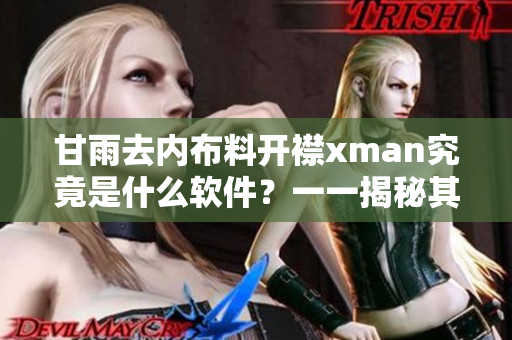 甘雨去內(nèi)布料開襟xman究竟是什么軟件？一一揭秘其功能和特點(diǎn)