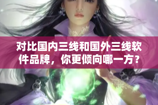 對(duì)比國(guó)內(nèi)三線和國(guó)外三線軟件品牌，你更傾向哪一方？