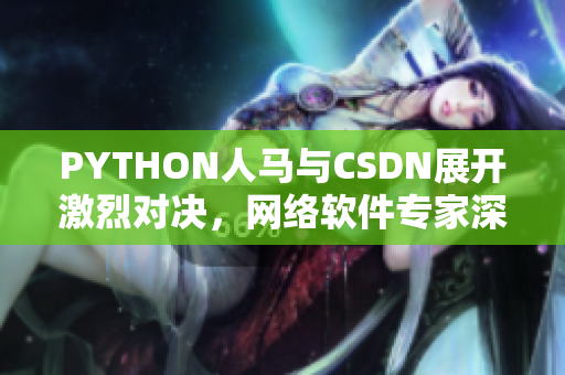 PYTHON人馬與CSDN展開激烈對決，網絡軟件專家深入報道
