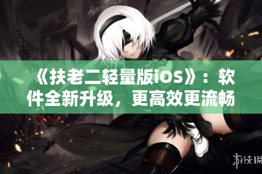 《扶老二輕量版iOS》：軟件全新升級，更高效更流暢！現(xiàn)在就來下載！