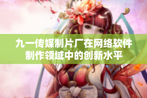 九一傳媒制片廠在網(wǎng)絡軟件制作領域中的創(chuàng)新水平