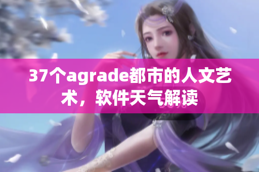 37個(gè)agrade都市的人文藝術(shù)，軟件天氣解讀