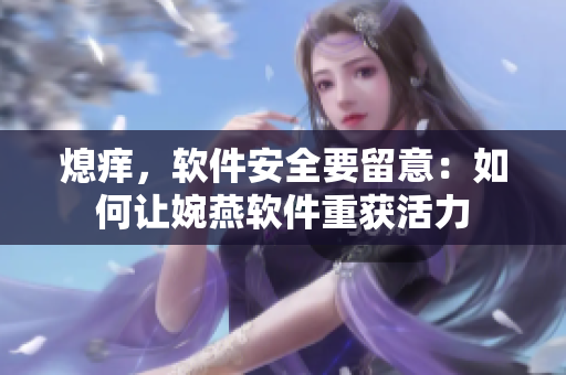 熄癢，軟件安全要留意：如何讓婉燕軟件重獲活力