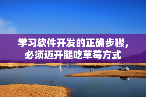 學習軟件開發(fā)的正確步驟，必須邁開腿吃草莓方式