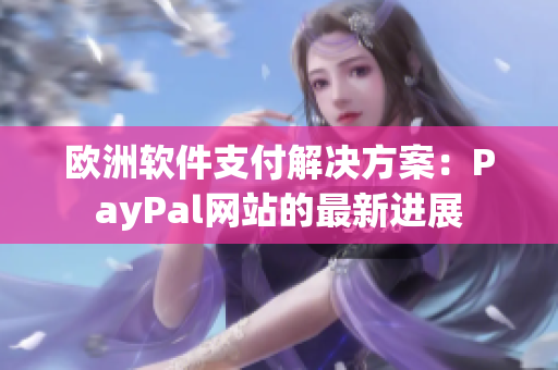 歐洲軟件支付解決方案：PayPal網(wǎng)站的最新進展