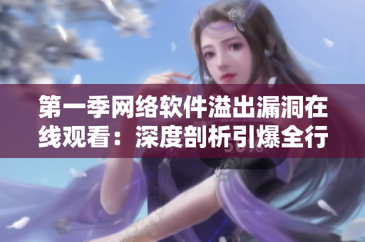 第一季網(wǎng)絡(luò)軟件溢出漏洞在線觀看：深度剖析引爆全行業(yè)解決之道