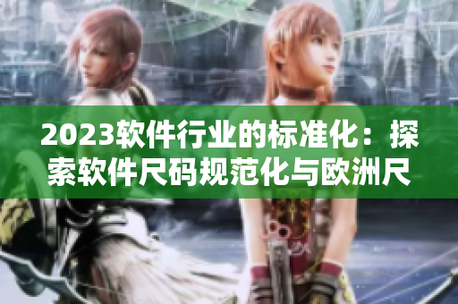 2023軟件行業(yè)的標(biāo)準化：探索軟件尺碼規(guī)范化與歐洲尺碼對接