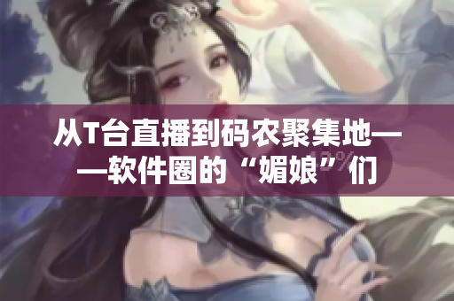 從T臺(tái)直播到碼農(nóng)聚集地——軟件圈的“媚娘”們