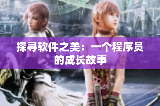 探尋軟件之美：一個程序員的成長故事