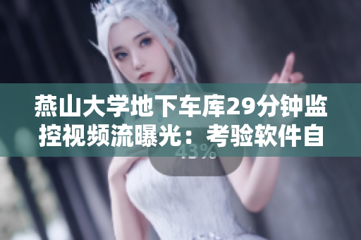 燕山大學(xué)地下車庫29分鐘監(jiān)控視頻流曝光：考驗軟件自動識別技術(shù)