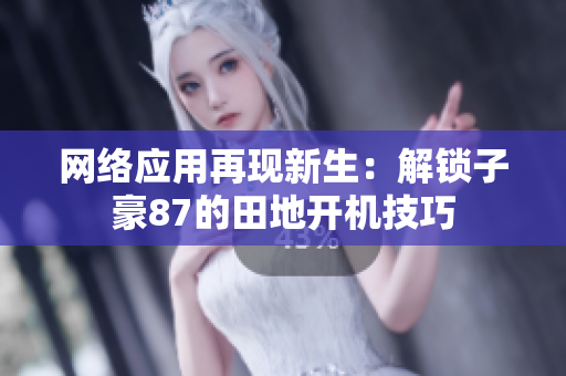 網絡應用再現(xiàn)新生：解鎖子豪87的田地開機技巧