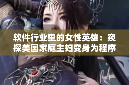 軟件行業(yè)里的女性英雄：窺探美國(guó)家庭主婦變身為程序員的故事