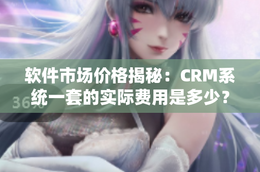 軟件市場價(jià)格揭秘：CRM系統(tǒng)一套的實(shí)際費(fèi)用是多少？