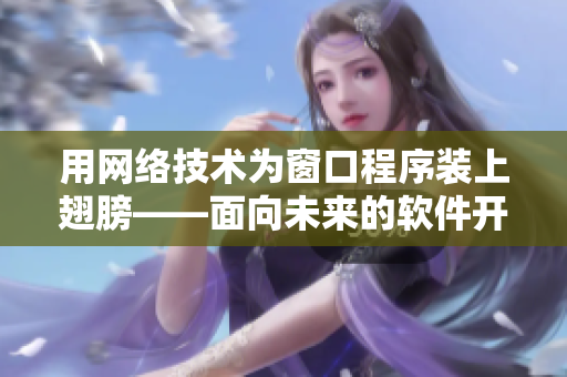 用網(wǎng)絡(luò)技術(shù)為窗口程序裝上翅膀——面向未來的軟件開發(fā)方向